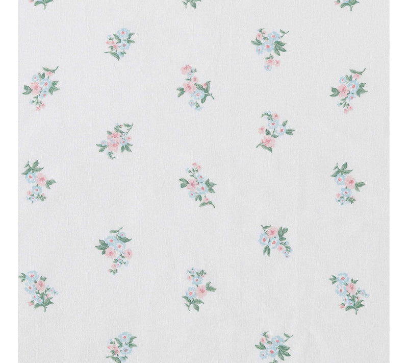Laura Ashley Harperette Pink-Blue King Sheet Set — View 6