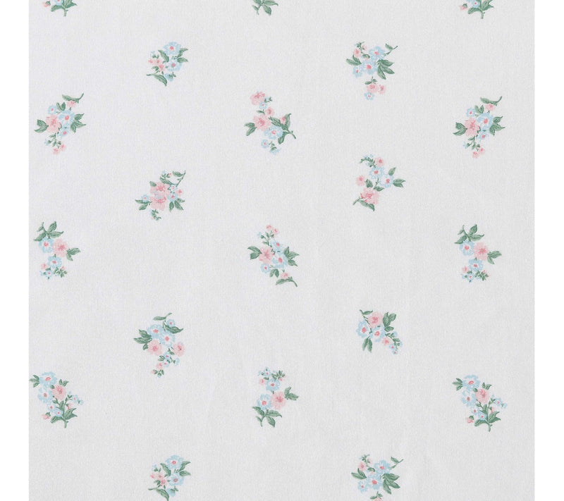 Laura Ashley Harperette Pink-Blue Twin Sheet Set — View 6