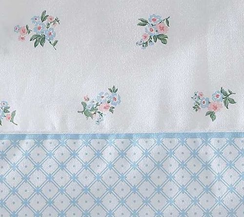 Laura Ashley Harperette Pink-Blue Twin Sheet Set — View 9