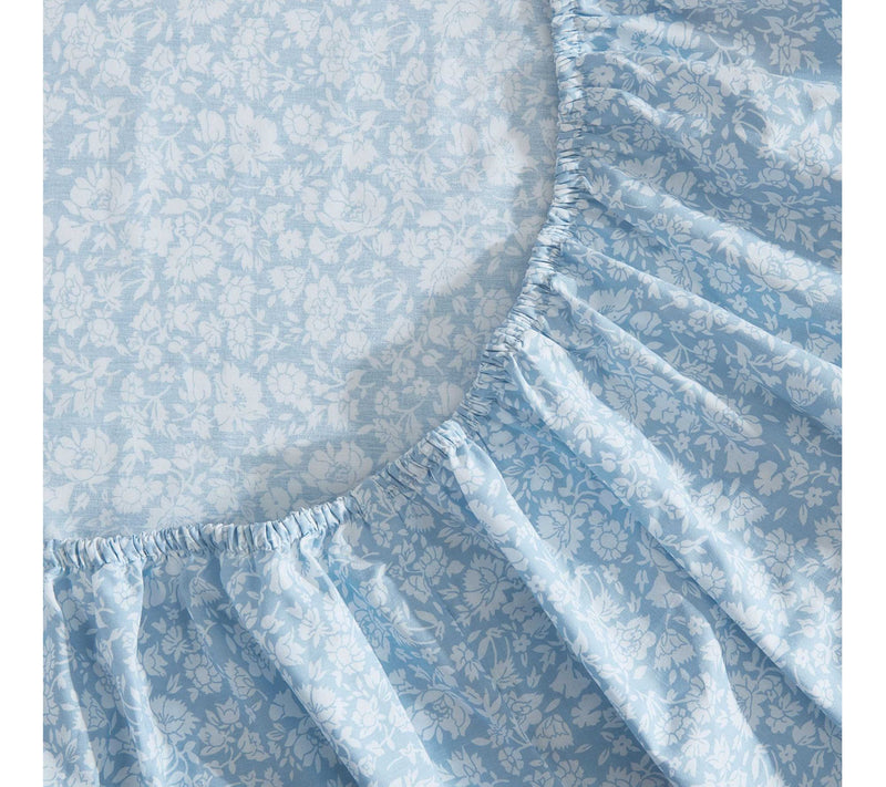 Laura Ashley Heirloom Ditzy Blue Queen Sheet Set — View 5
