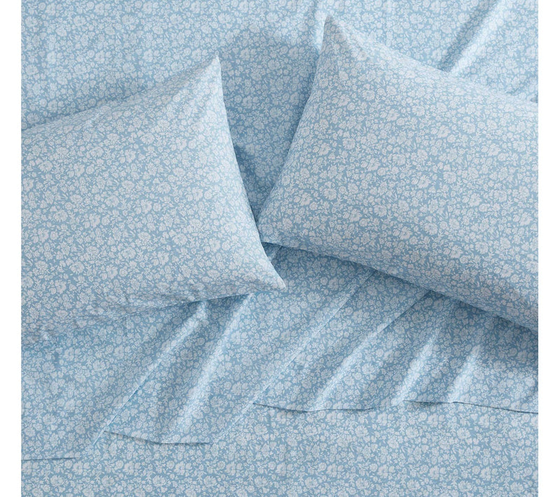 Laura Ashley Heirloom Ditzy Blue Full Sheet Set — View 3