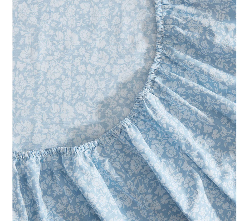 Laura Ashley Heirloom Ditzy Blue Full Sheet Set — View 5