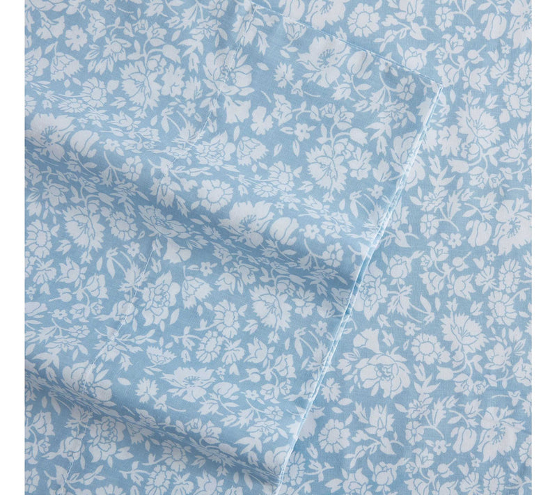 Laura Ashley Heirloom Ditzy Blue King Sheet Set — View 4