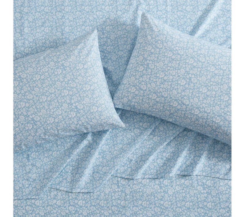 Laura Ashley Heirloom Ditzy Blue King Sheet Set — View 3