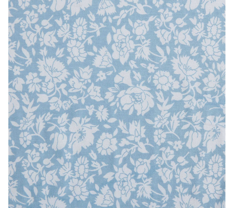 Laura Ashley Heirloom Ditzy Blue Twin Sheet Set — View 6