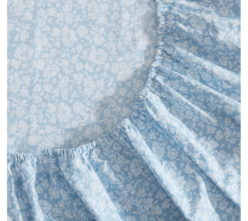 Laura Ashley Heirloom Ditzy Blue TwinXL Sheet Set — View 5