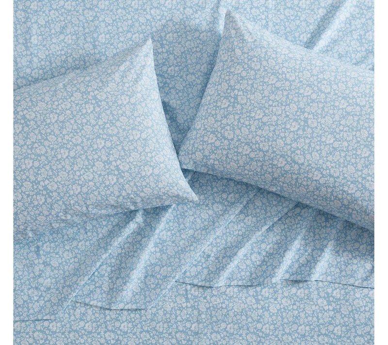 Laura Ashley Heirloom Ditzy Blue TwinXL Sheet Set — View 3