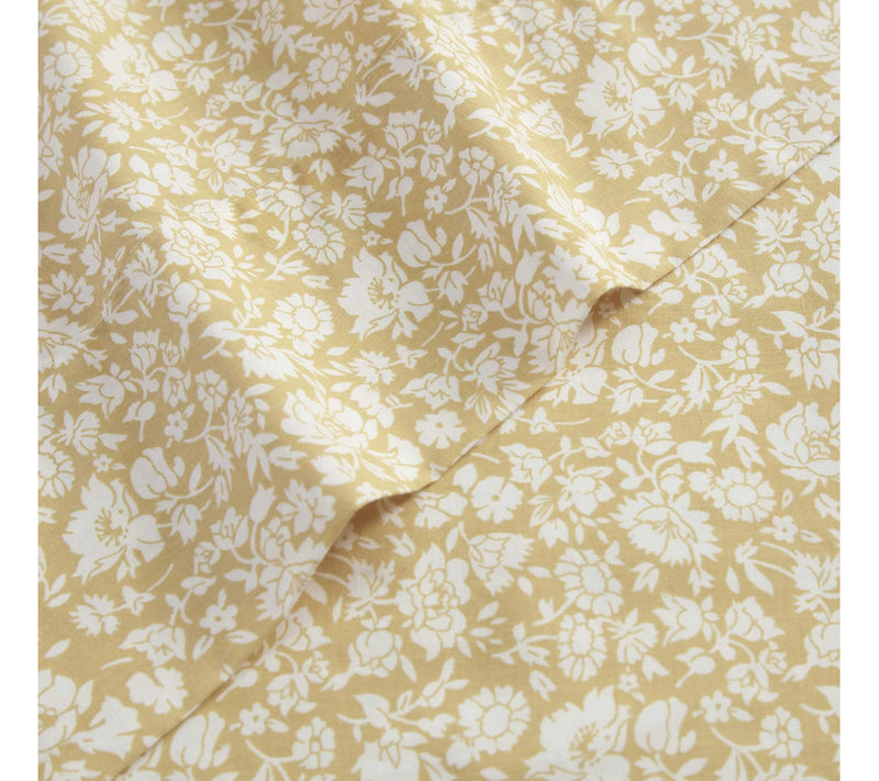 Laura Ashley Heirloom Ditzy Gold Full Sheet Set — View 4