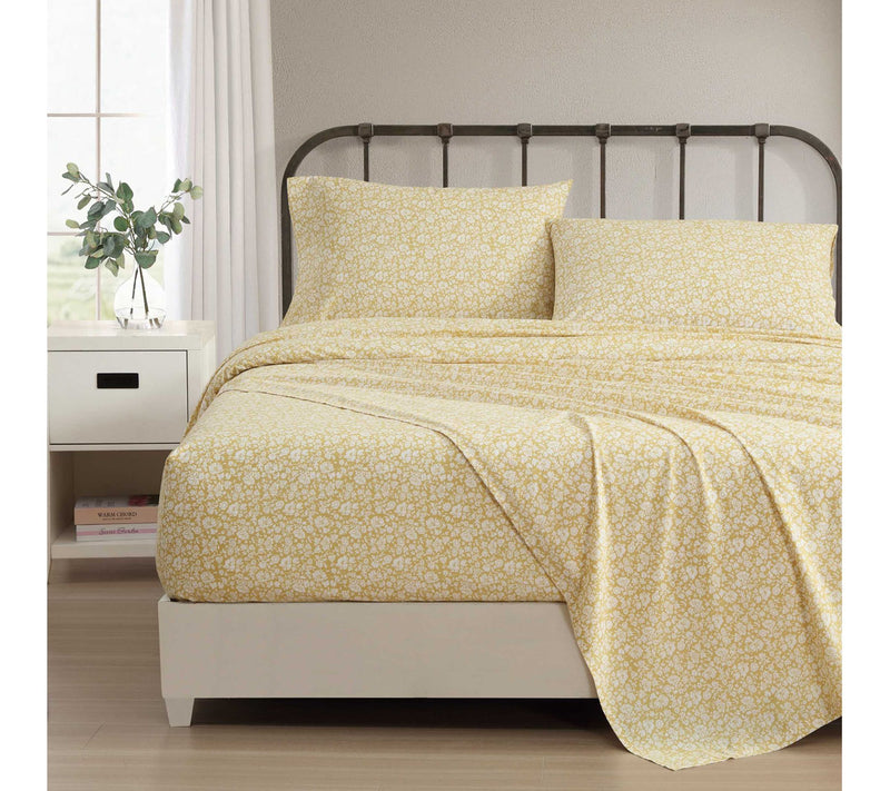 Laura Ashley Heirloom Ditzy Gold Full Sheet Set — View 2