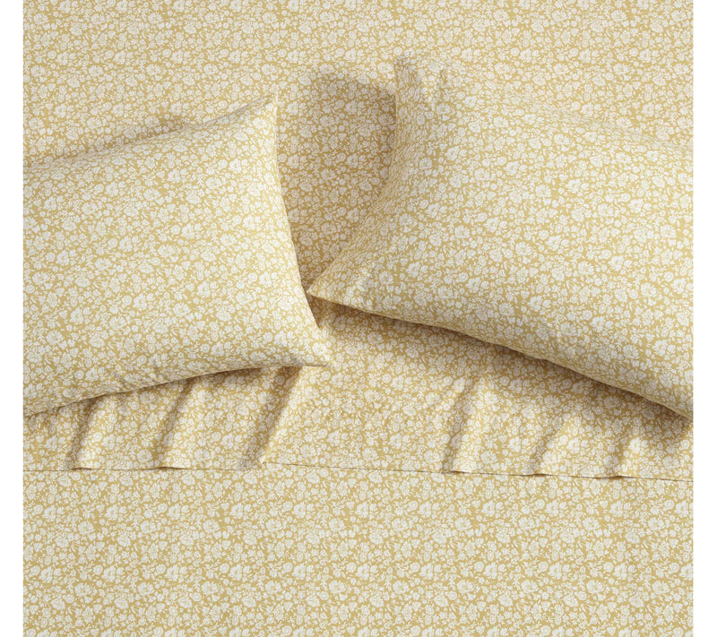 Laura Ashley Heirloom Ditzy Gold King Sheet Set — View 3