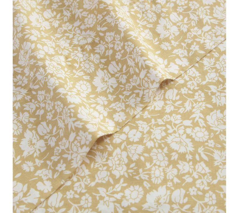 Laura Ashley Heirloom Ditzy Gold Twin Sheet Set — View 4