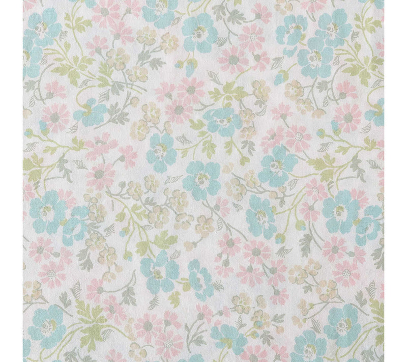 Laura Ashley Jaynie Blue-Pink Queen Sheet Set — View 6