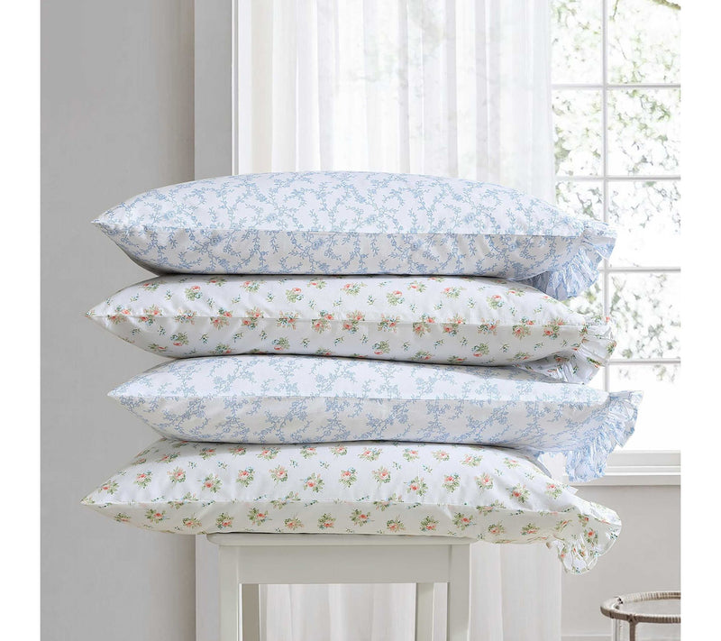 Laura Ashley Victoria Blue King Sheet Set — View 8