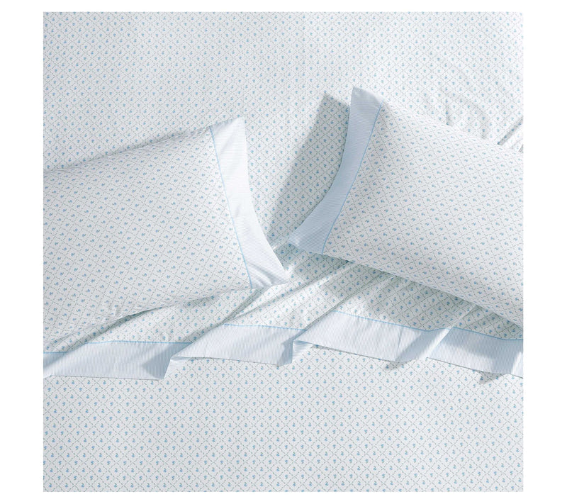 Laura Ashley Kate Blue-Green Queen Sheet Set — View 3