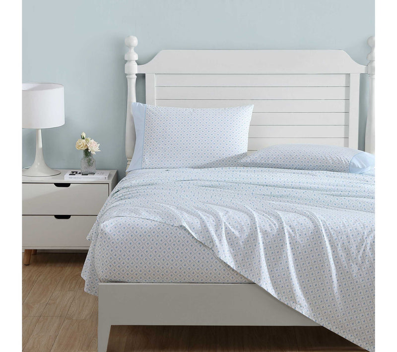 Laura Ashley Kate Blue-Green King Sheet Set — Main view