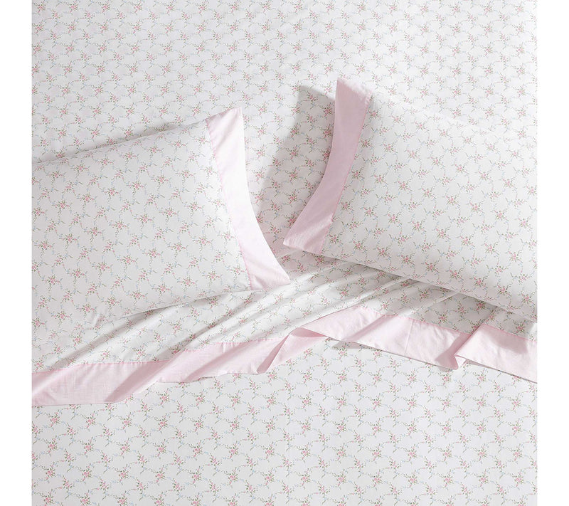 Laura Ashley Lynda Pink King Sheet Set — View 6