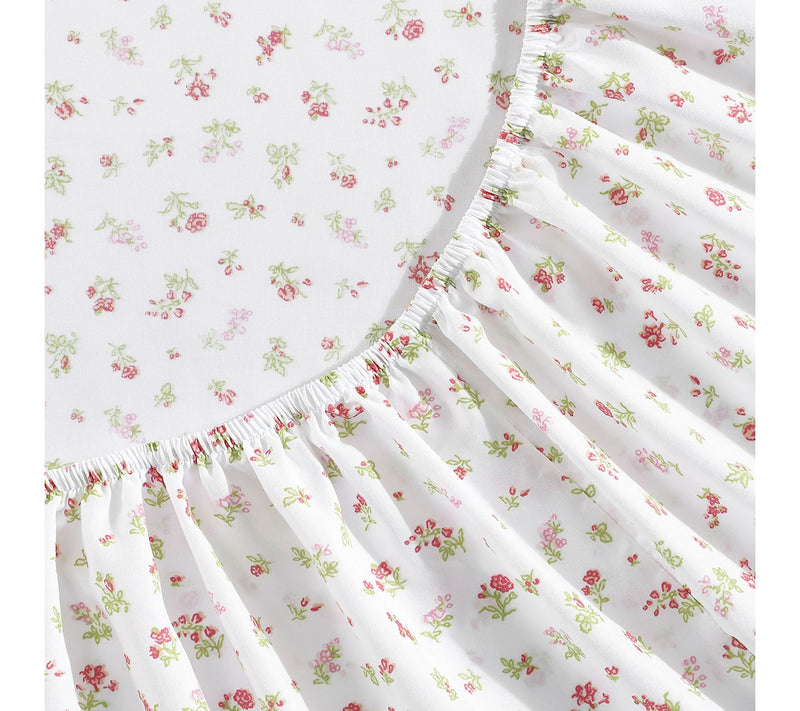 Laura Ashley Mae Pink Full Sheet Set — View 4