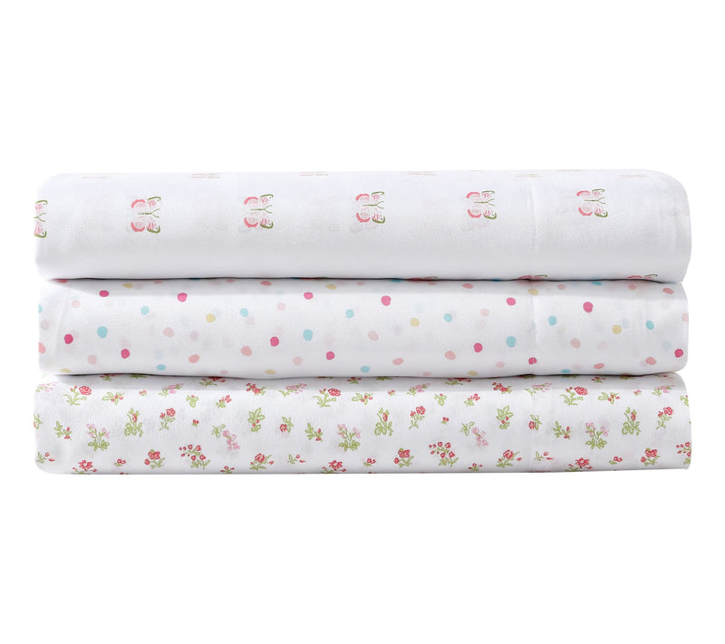 Laura Ashley Mae Pink TwinXL Sheet Set — View 2