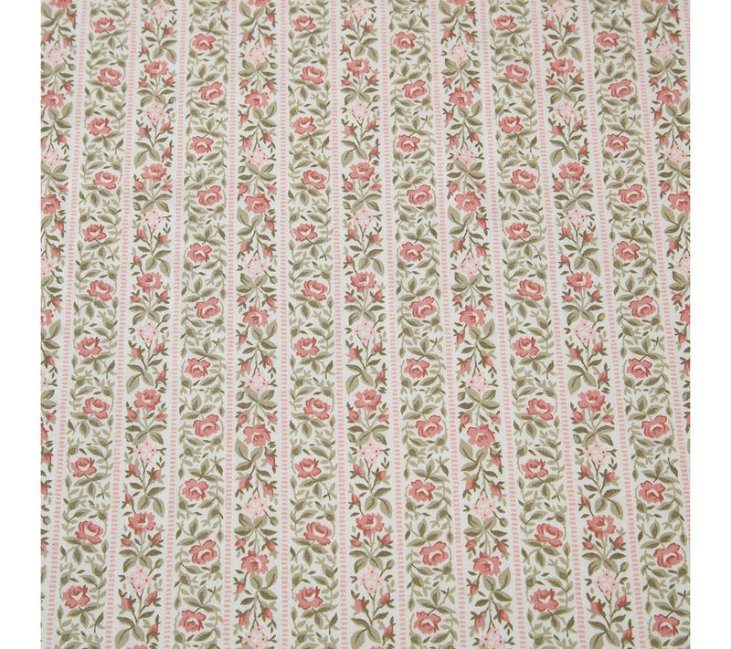 Laura Ashley Marta Stripe Pink Twin Sheet Set — View 4