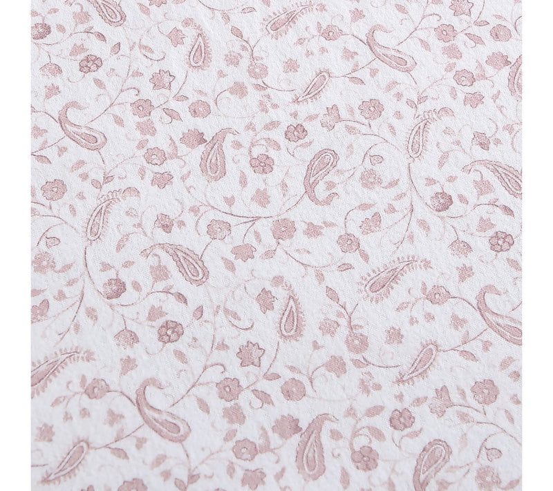 Laura Ashley Paisley Prance Pink Queen Flannelheet Set — View 7