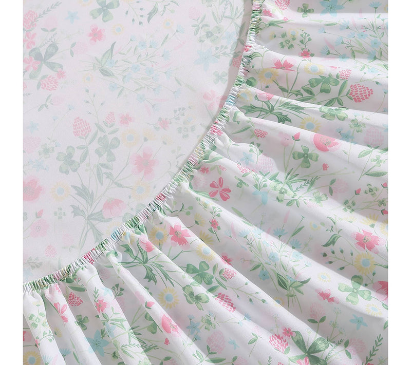 Laura Ashley Posey Dance Pink Queen Sheet Set — View 5