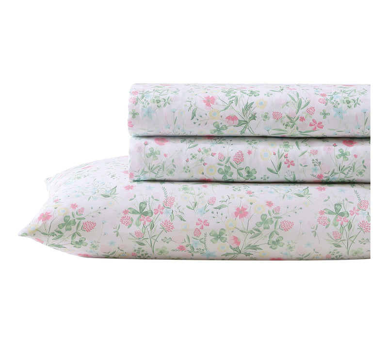 Laura Ashley Posey Dance Pink Queen Sheet Set — View 9