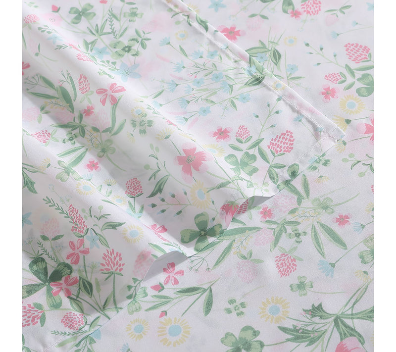 Laura Ashley Posey Dance Pink Queen Sheet Set — View 4