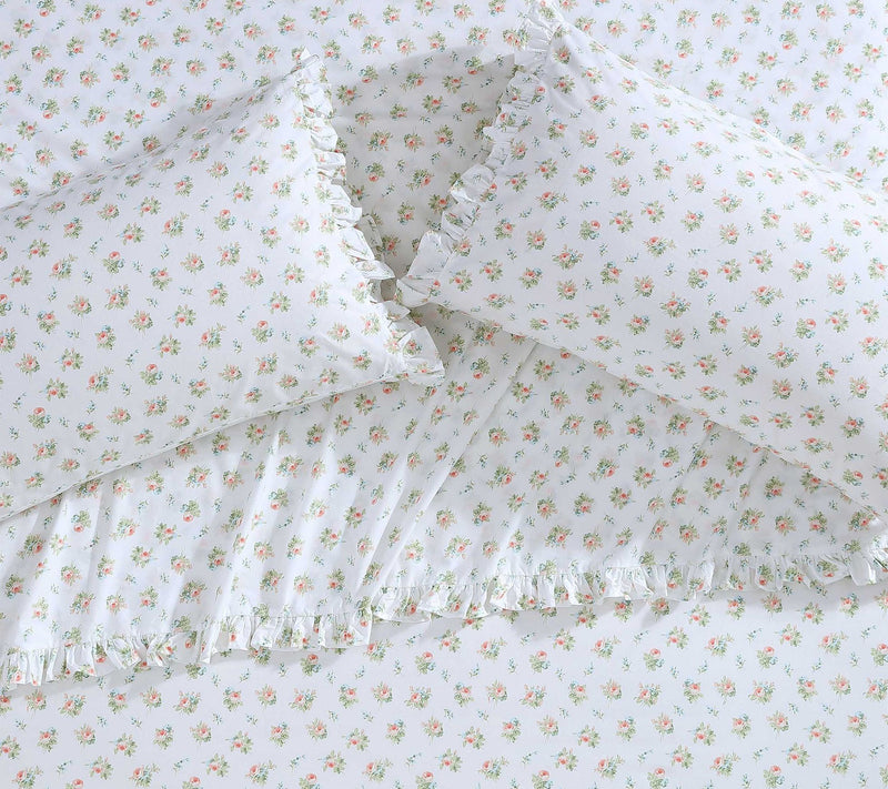 Laura Ashley Roseford Orange Floral Full Sheetet — View 3