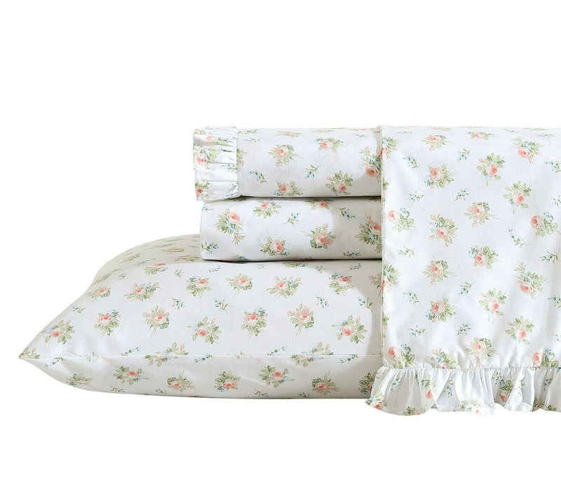 Laura Ashley Roseford Orange Floral King Sheetet — Main view