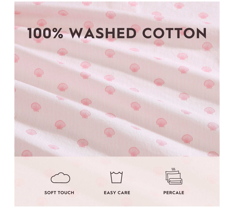 Laura Ashley Scallop Dollop Pink Queen Sh eet St — View 7