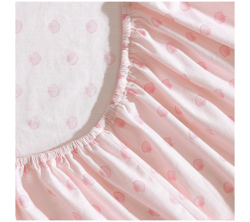 Laura Ashley Scallop Dollop Pink King Sheet Set — View 5
