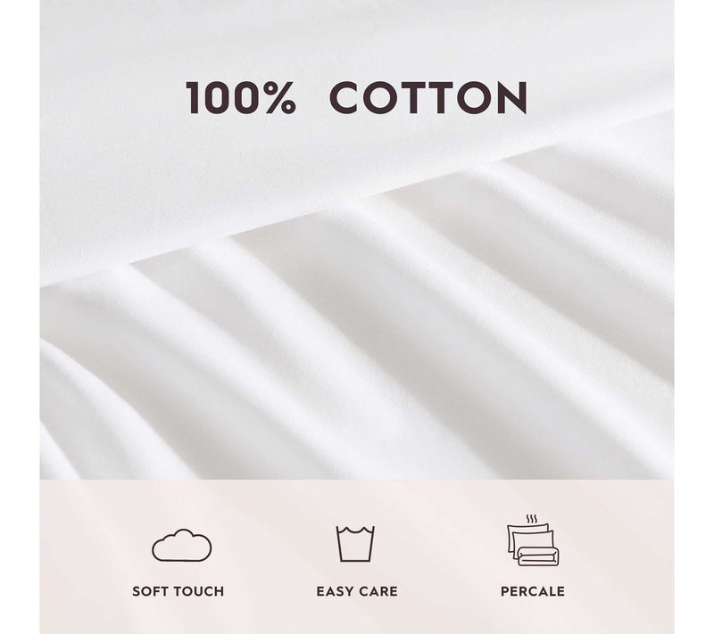 Laura Ashley Scallop Embroidered Blue Full Sheet Set — View 7