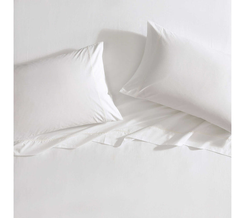 Laura Ashley Scallop Embroidered Ivory Full Sheet Set — View 3