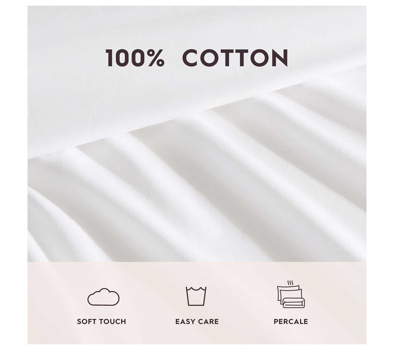 Laura Ashley Scallop Embroidered Ivory Full Sheet Set — View 7