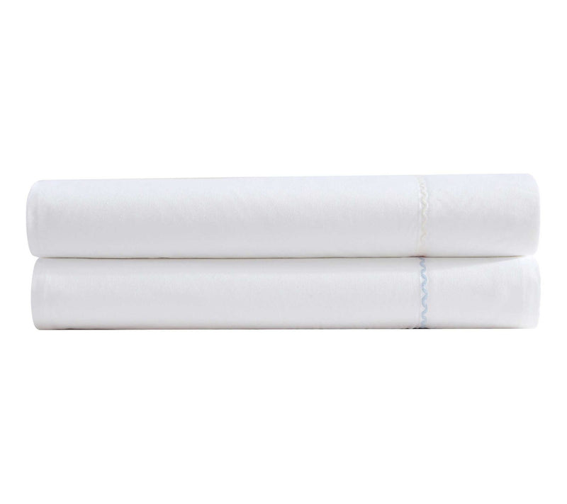 Laura Ashley Scallop Embroidered Ivory King Sheet Set — View 8