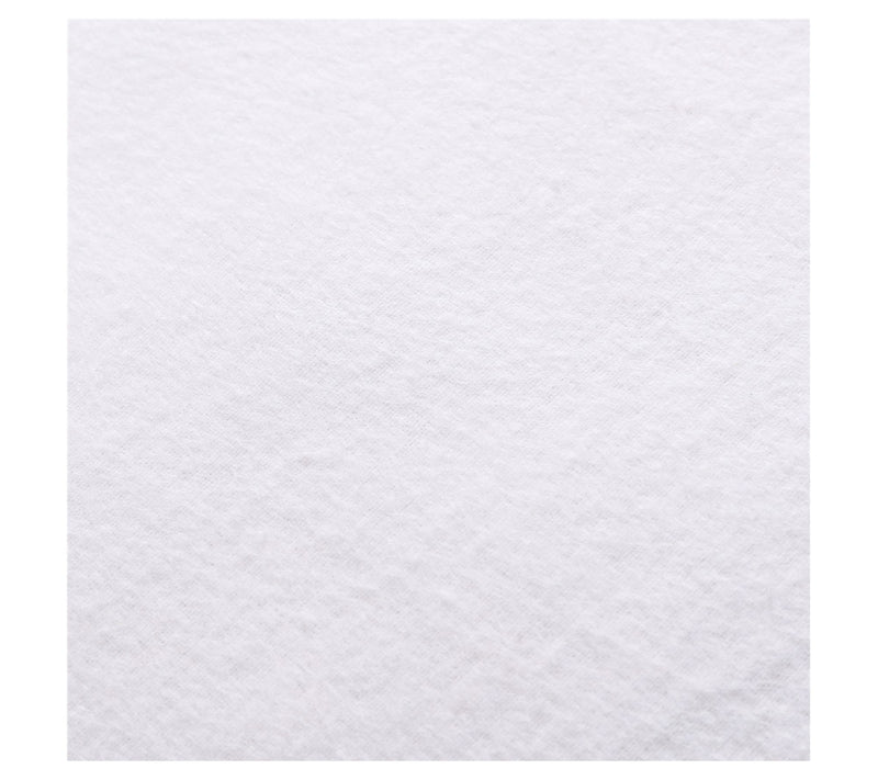 Laura Ashley Solid White Twin Flannel S heet Se — View 3