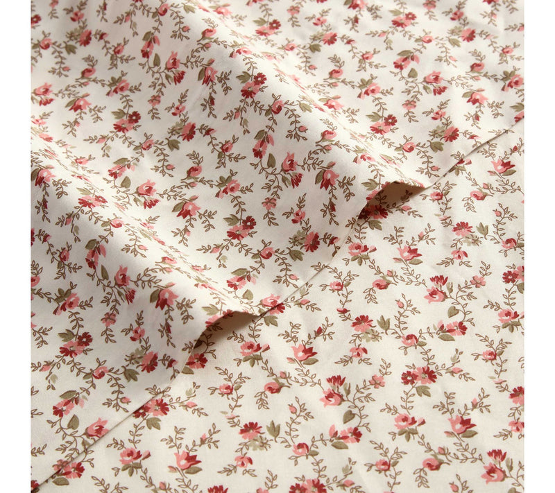 Laura Ashley Sweet Success Pink TwinXL Sheet Set — View 4
