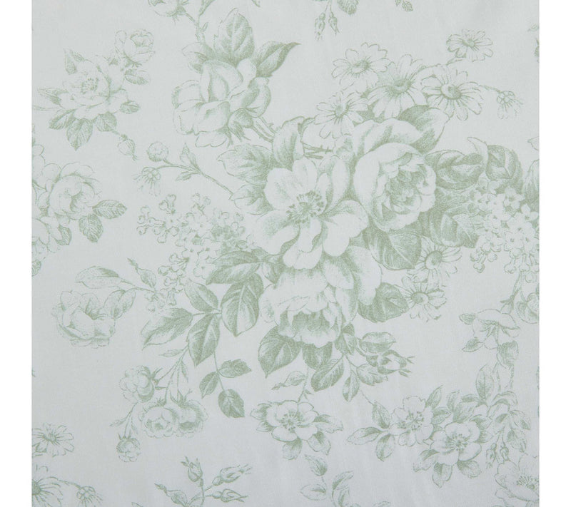 Laura Ashley Toile Delight Green Queen Sheet Set — View 6