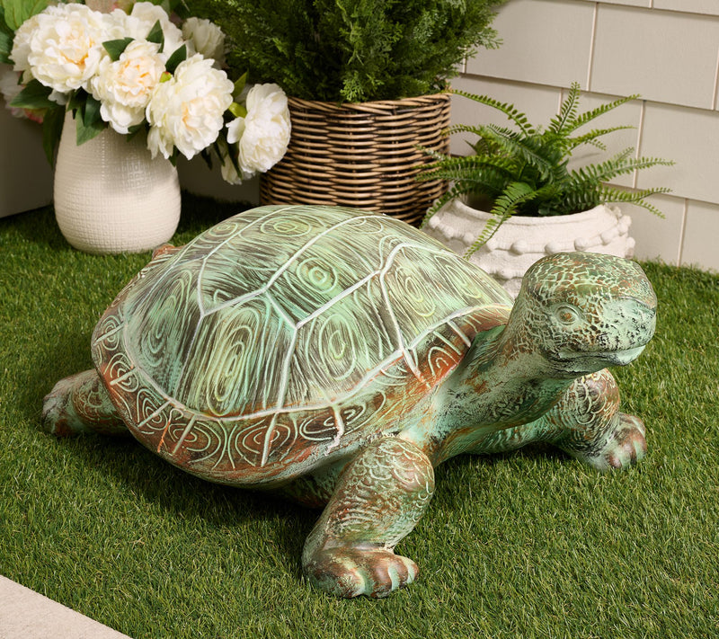 26" Oversized Outdoor Lawn Turtle by Kim Gravel — View 9