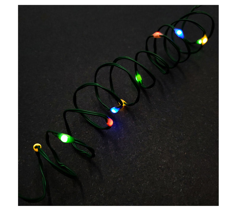 LumaBase Solar PVC Coated Fairy String Lights-Multicolor — View 5