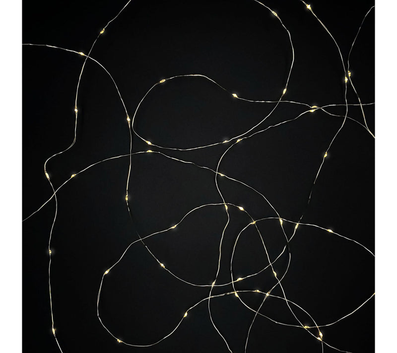 LumaBase Solar Powered LED Fairy String Lights-Soft White — View 4