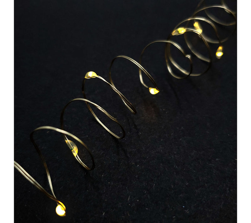 LumaBase Solar Powered LED Fairy String Lights-Soft White — View 5