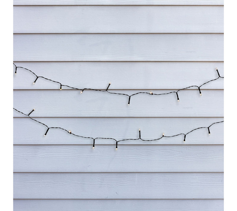 LumaBase Solar Mini String Lights with 50 SoftWhite Bulbs — View 4