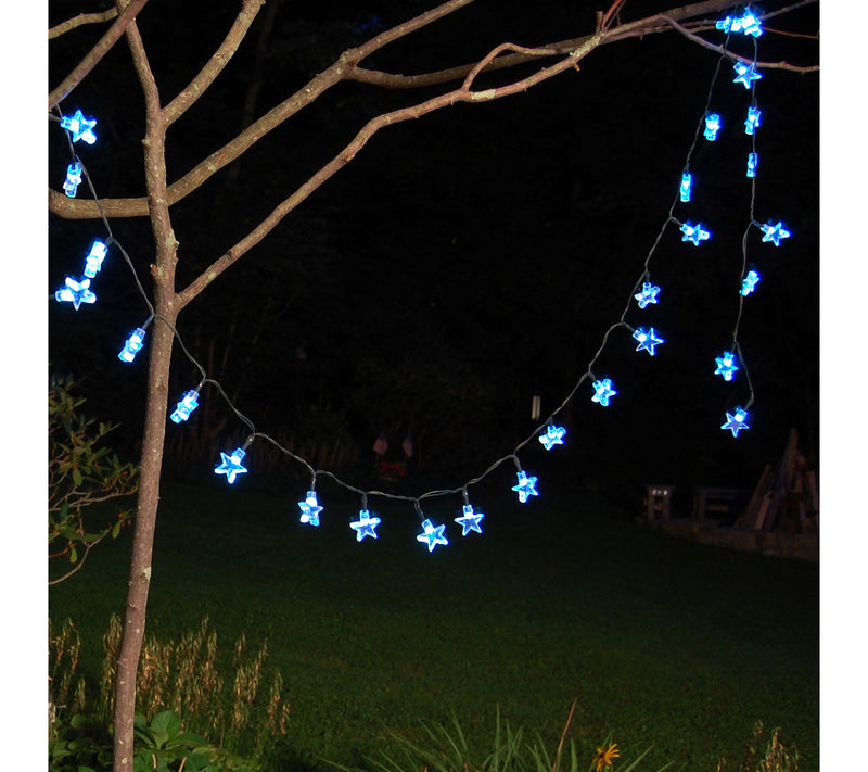 LumaBase Solar Powered Mini String Lights with30 Stars — View 7