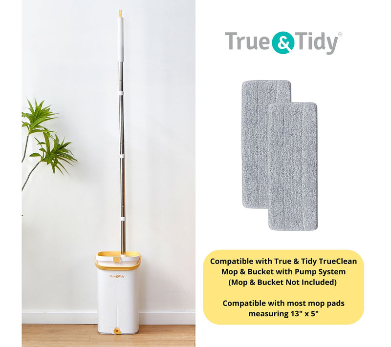 True & Tidy 2-PC Microfiber Mop Pad Replacementfor BUCKET-900 — View 7