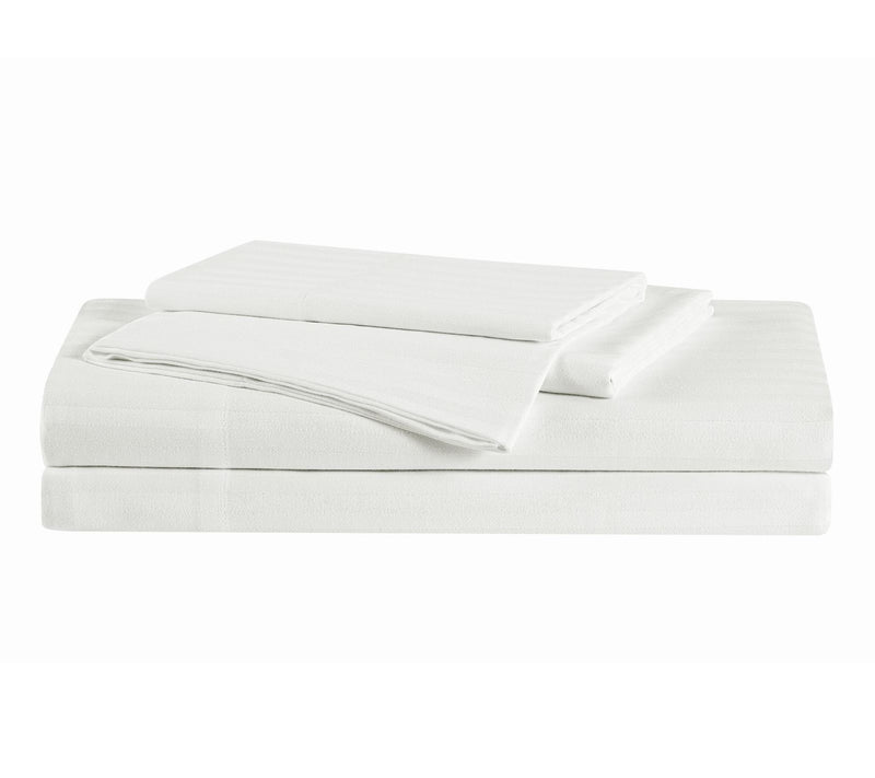 Royal Velvet Signature Dobby Stripe 4 Piece Queen Sheet Set — View 3