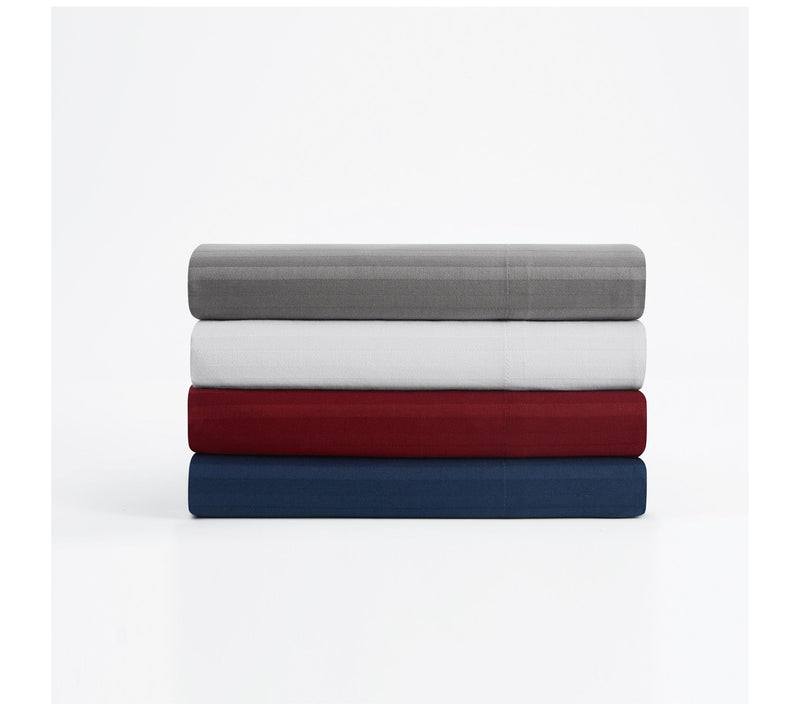 Royal Velvet Signature Dobby Stripe 4 Piece King Sheet Set — View 7