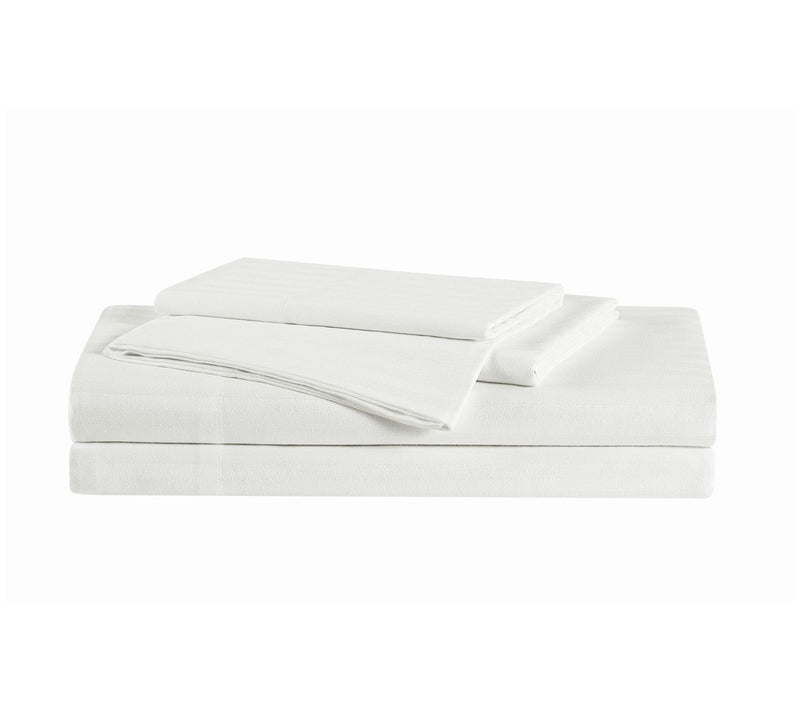 Royal Velvet Signature Dobby Stripe 4 Piece King Sheet Set — View 5