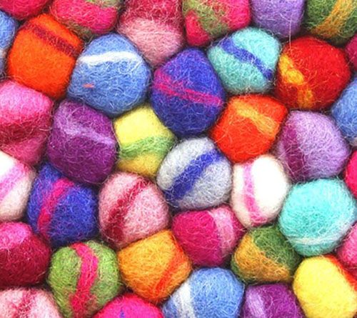 Global Crafts Handcrafted Felt Coaster Set & Trivet — View 13