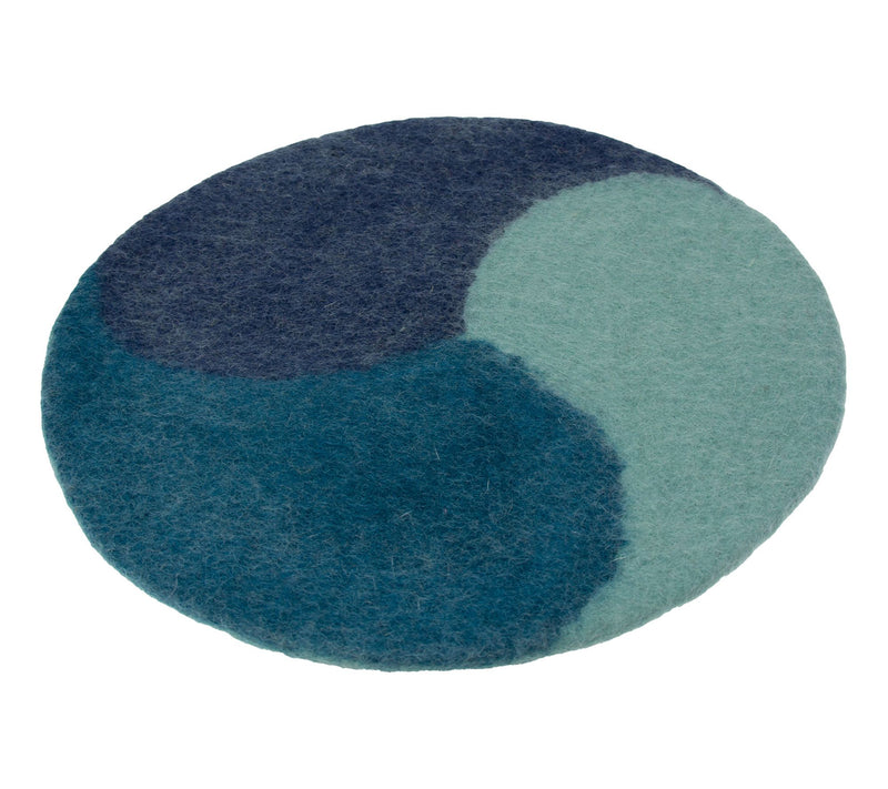 Global Crafts Felt Paisley Charger, Trivet & Coaster Gift Set — View 3